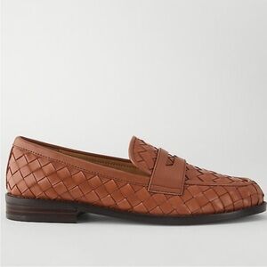 Ann Taylor Tan Woven Loafers Shoes Size 7.5 New